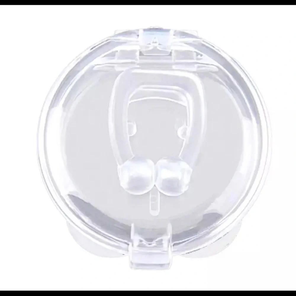 2PC Silicone Magnetic Anti Snore Nose Clip Stop Snoring Apnea Aid Device Stopper - Picture 5 of 5